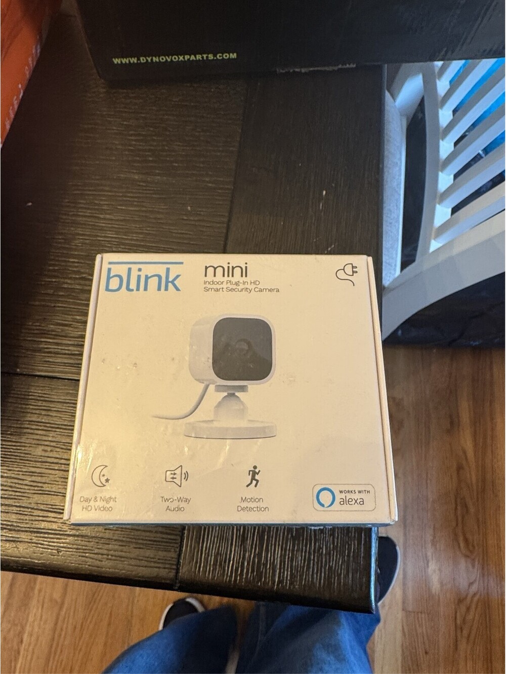 Blink Mini Indoor Plug-In 1080p HD Smart Security Camera - White